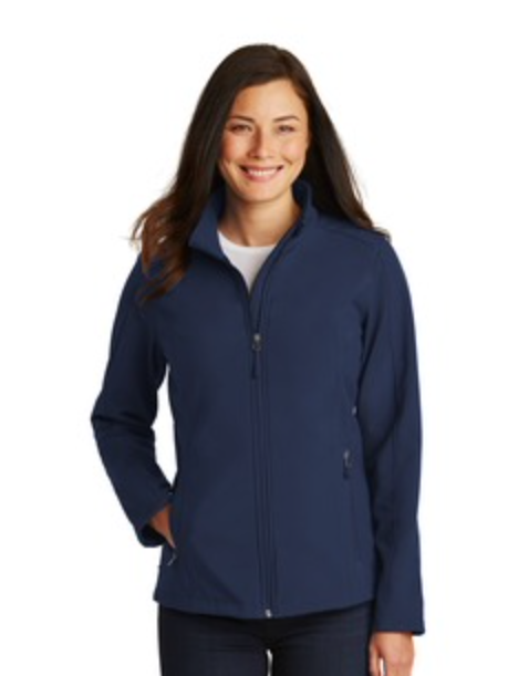  Port Authority Core Soft Shell Jacket in Navy Blue Main Image